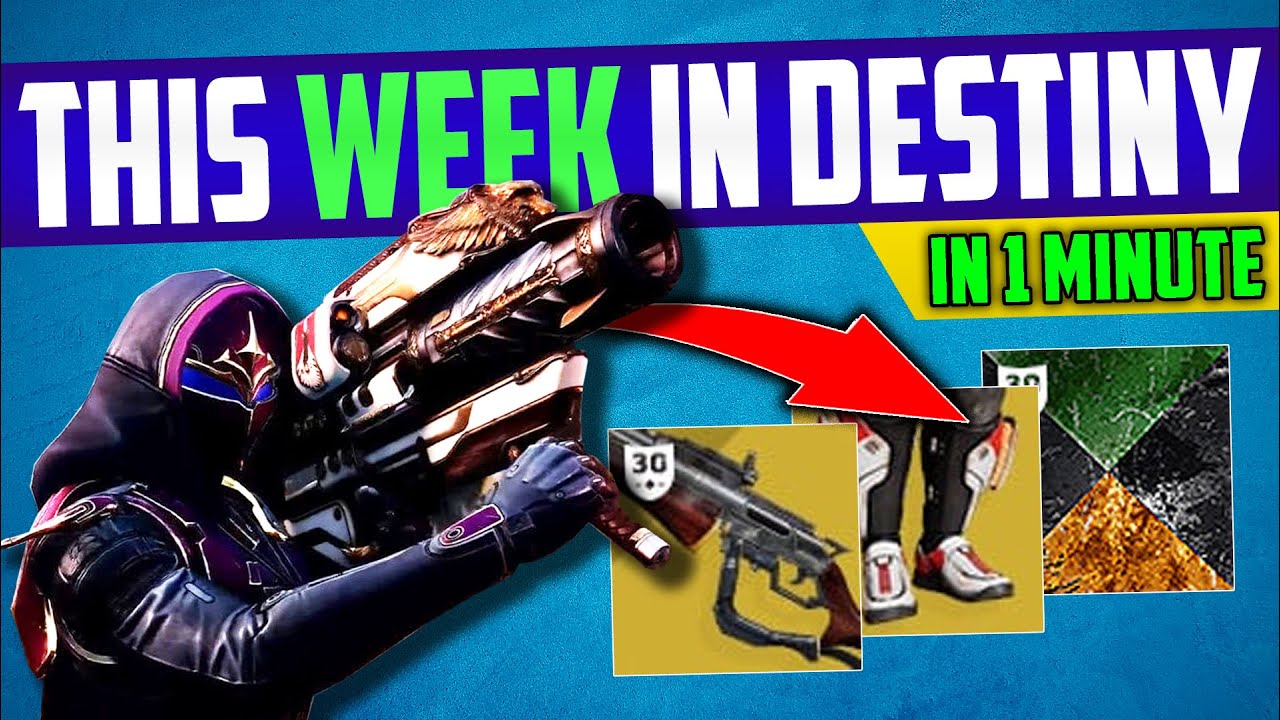 THIS WEEK IN DESTINY | NEW Nightfall Weapons, Double Rewards, Vendor Update & MORE! (18th Jan, 2022)
