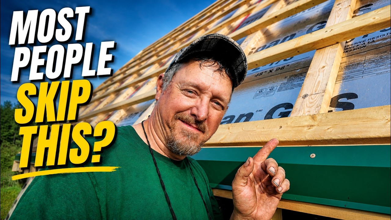 Before the Cabin Metal Roof Goes On… This Has to Be Perfect