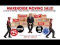 Warehouse moving sale day 1