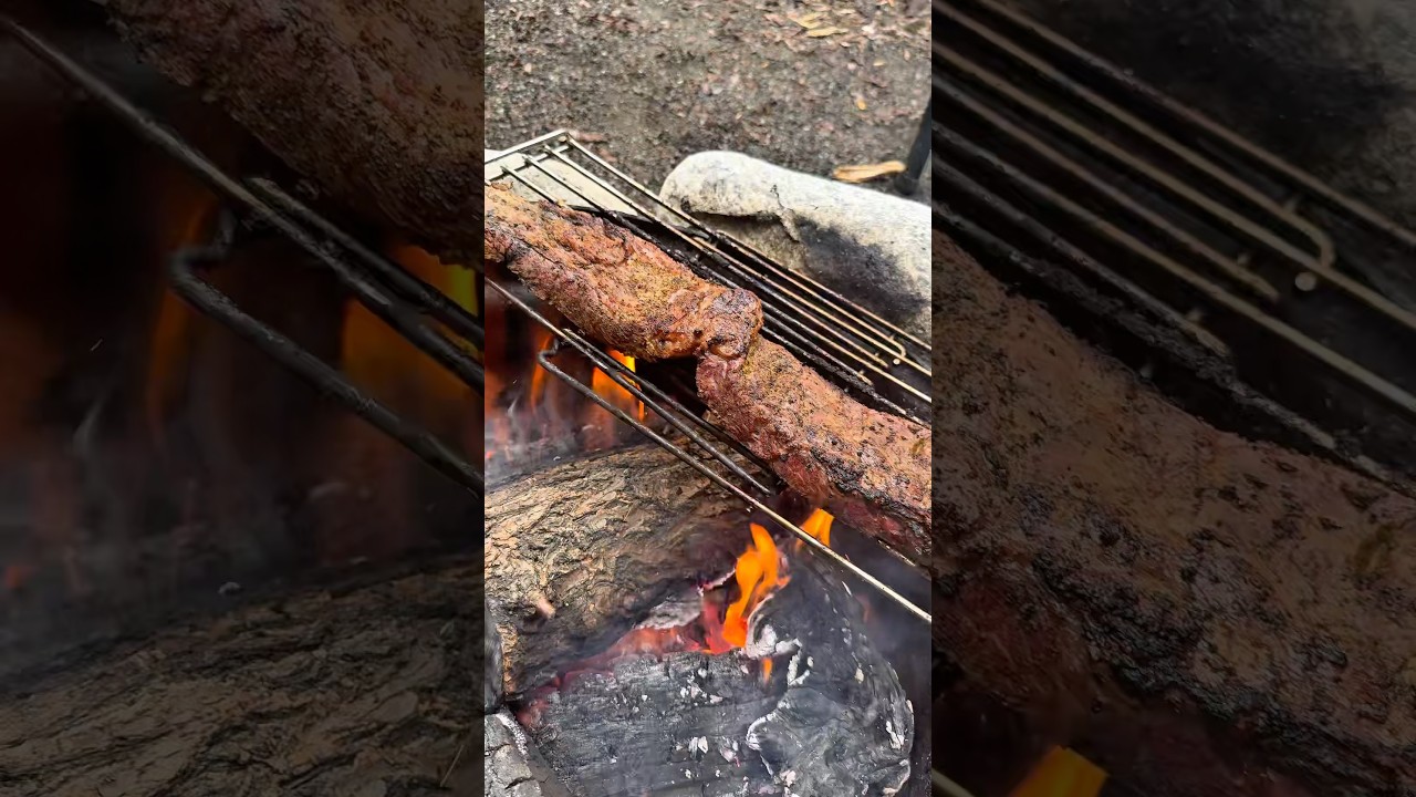 Boneless Beef Short Rib, STEAK STYLE! Open fire cooking! 🔥 