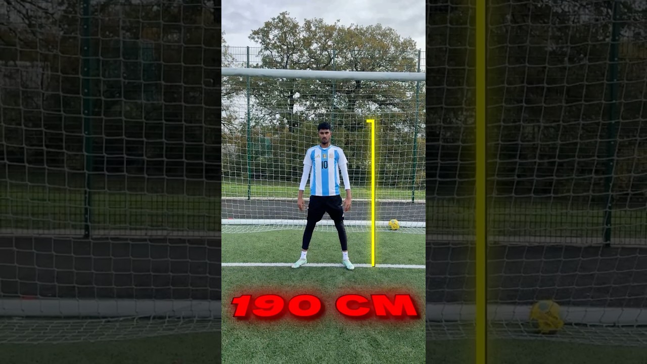 How Tall to Stop Me Scoring?⚽️😳