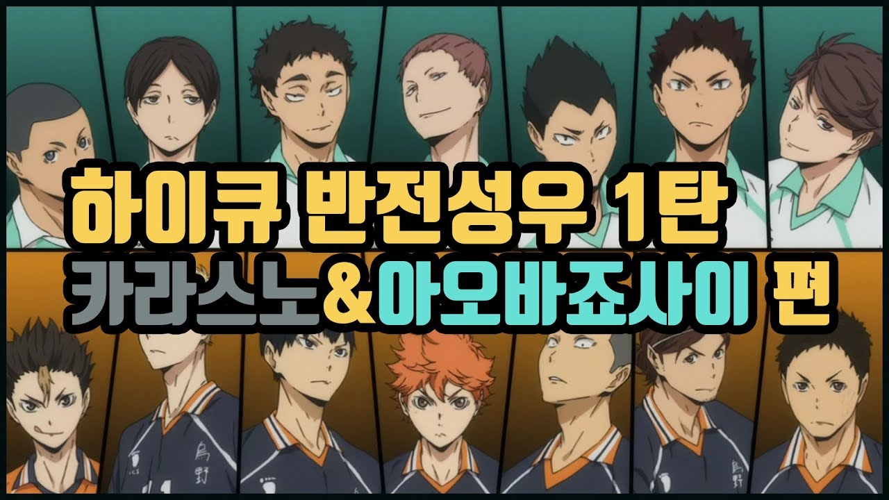 하이큐 반전성우1탄【카라스노&아오바죠사이】