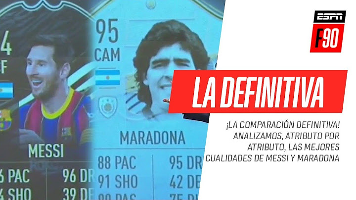 ¿Quién es mejor? ¡La comparación definitiva entre #Maradona y #Messi!