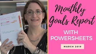 Monthly Goals Report March 2019
