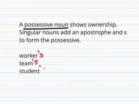 Auto Plural Possessive Noun