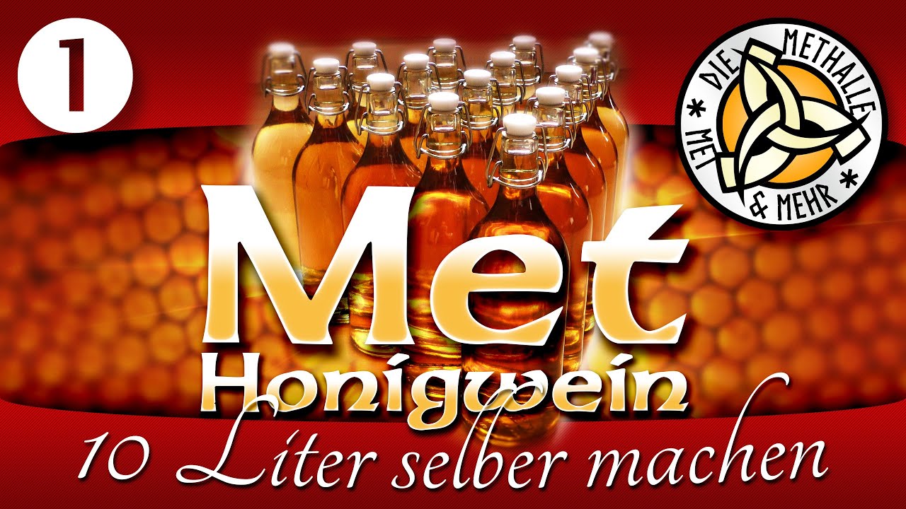 🍯 Met selber machen 🐝 - leckerer Honigwein - Fermentastisch