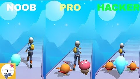 NOOB vs PRO vs HACKER | Monster Run - Squad Evolution