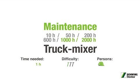 SCHWING-Stetter - Tutorial 04: Maintenance Truck-mixer Part III