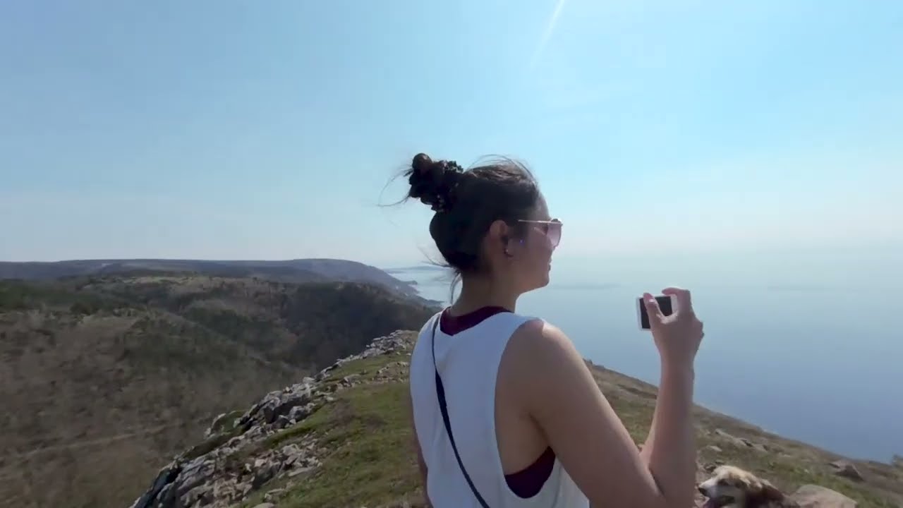 Blueberry Mountain hike in VR 180 video