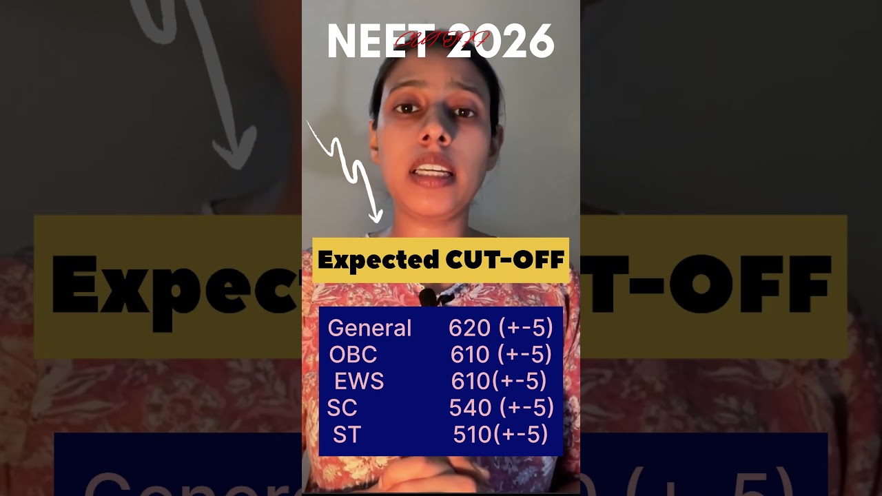 NEET 2026 Expected Cutoff 😱 All Categories!