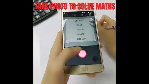 Camera Calculator-Take A Photo to Solve Math