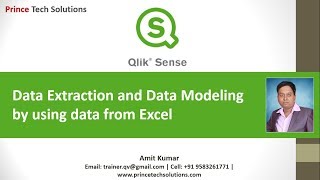 Qlik Sense Tutorial | Data Extraction and Data Modeling by using data from Excel