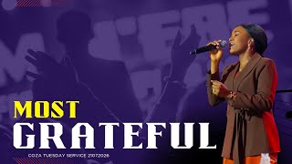 Most Grateful | Solemn Worship | COZA Tuesday Service | 21-07-2026 |