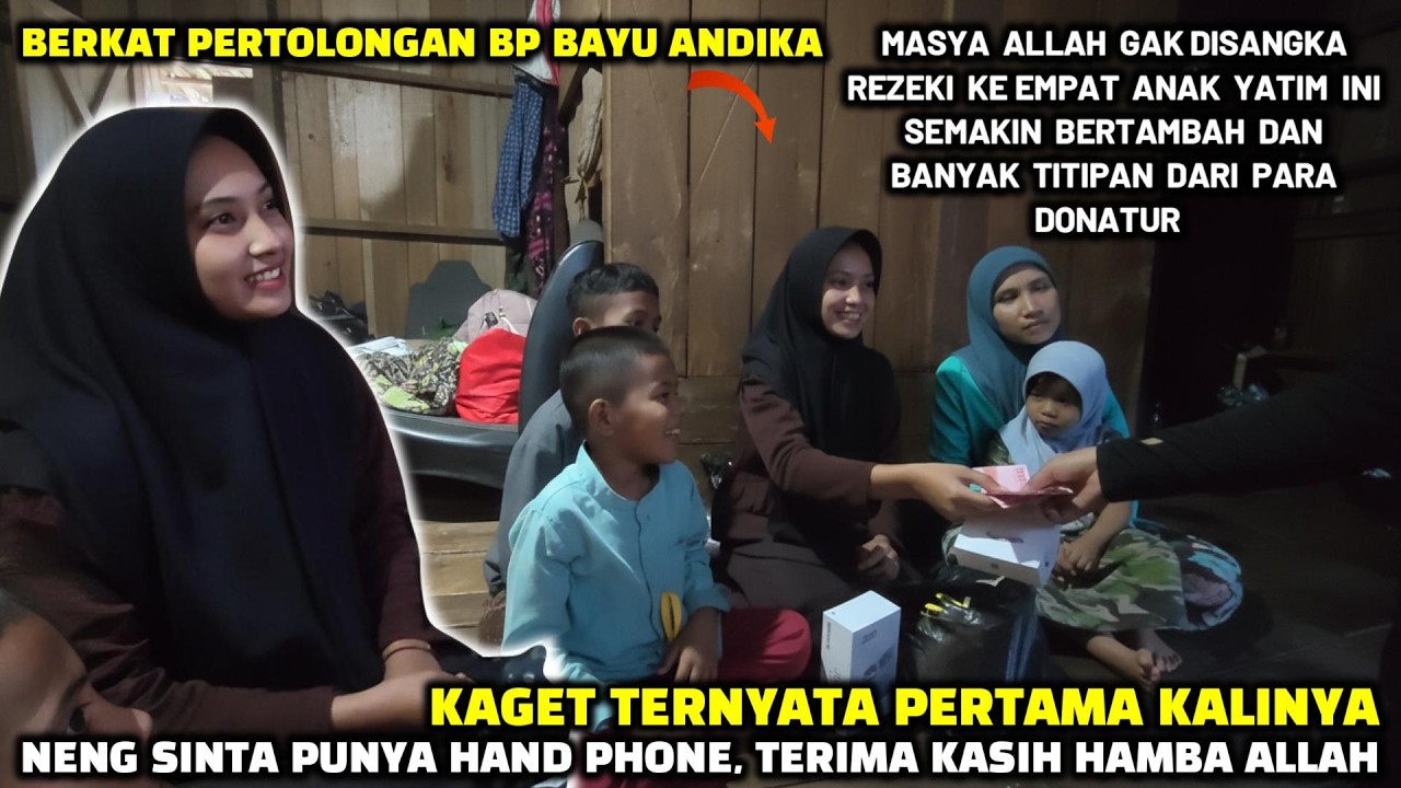 WOW NENG SINTA KAGET❗ DAPAT HADIAH HP DAN UANG TUNAI DARI HAMBA ALLAH