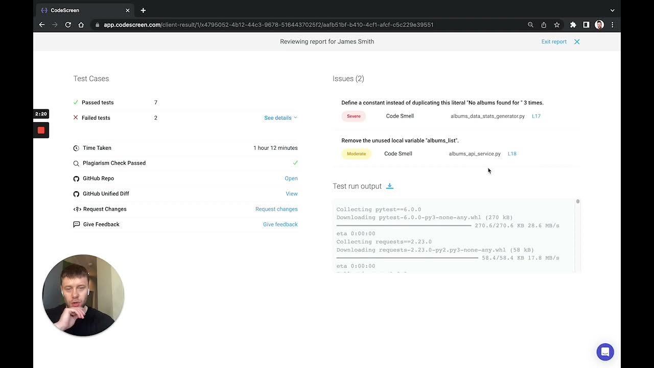 Quick Overview of CodeScreen