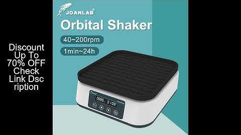 JOANLAB Orbital Shaker Digital Display Shaker Laboratory Multi-purpose Oscillator Adjustable Speed 2