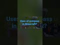 Minecraft trending shorts uses of compass in Minecraft?