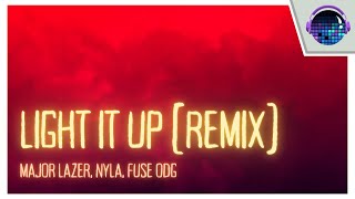 Major Lazer - Light It Up (ft. Nyla & Fuse ODG) (Remix) | (Lyric Video)