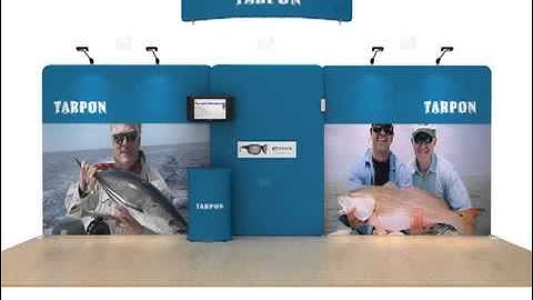 Waveline Media Display - tension fabric series