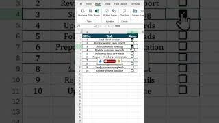 Stop Adding Excel Checkboxes One by One! #excelshorts