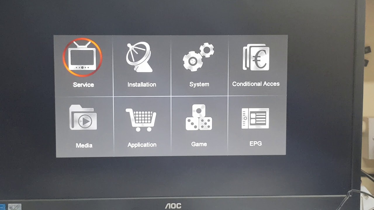 Amiko Mini Combo Extra - How to do a TP Scan