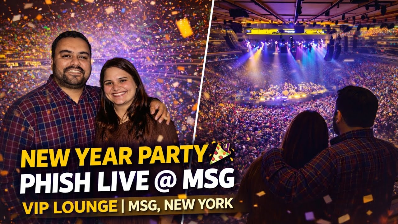Phish Concert at MSG | New Year Celebration at New York City | Being Anant