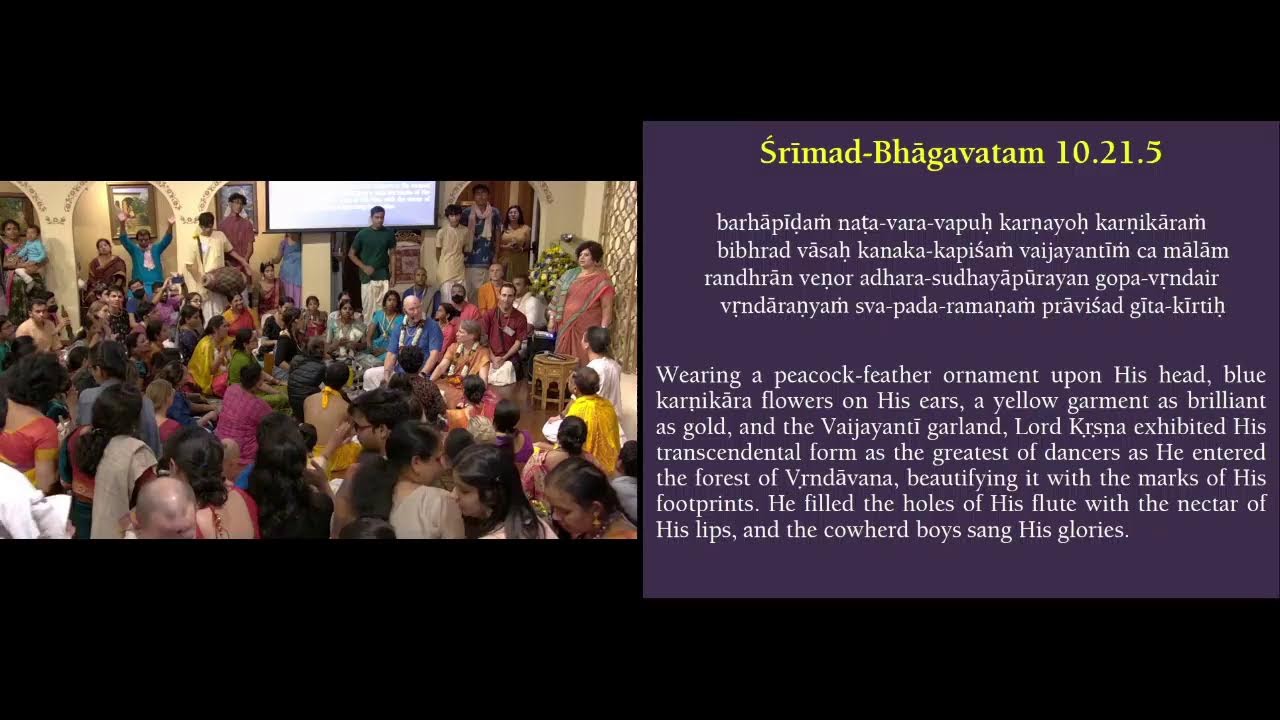 Initiation Ceremony | H. G. Vaisesika Dasa  | 2022-09-18 | ISKCON of Silicon Valley