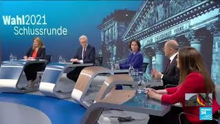 Législatives en Allemagne : O.Sholz et A.Laschet au coude à coude à 48h du vote • FRANCE 24