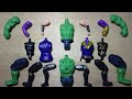 Merakit mainan superhero, Hulk smash vs Batman vs Superman vs siren head, superhero toys