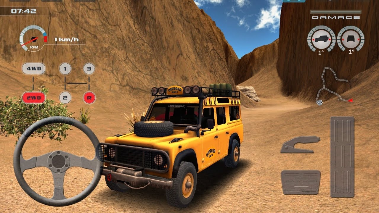 Land Rover Defender 4X4 OffRoad Drive OffRoad Drive Desert 3D