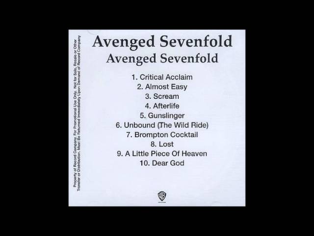 Avenged Sevenfold - Lost (Instrumental) *RA7X exclusive* class=
