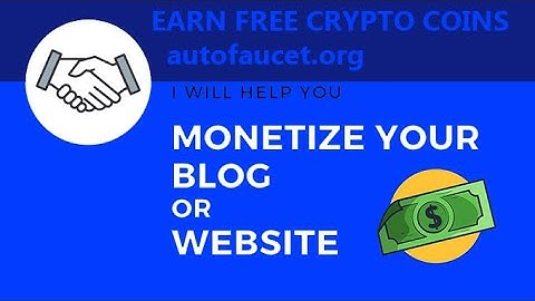 🪙CLAIM FREE CRYPTO COINS or MONETIZE YOUR WEBSITE! 💰 (ENGLISH)