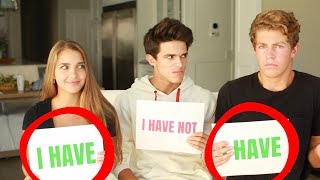 NEVER HAVE I EVER w/ SISTER AND HER 'BOYFRIEND' | Brent Rivera