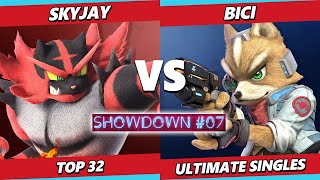 PSKSHOWDOWN #7 - Skyjay (Incineroar) Vs. BICI (Fox) Smash Ultimate - SSBU