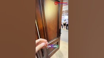 🔥 Cửa gỗ công nghiệp MDF cao cấp, trang trí phào nổi giúp tăng thẩm mỹ