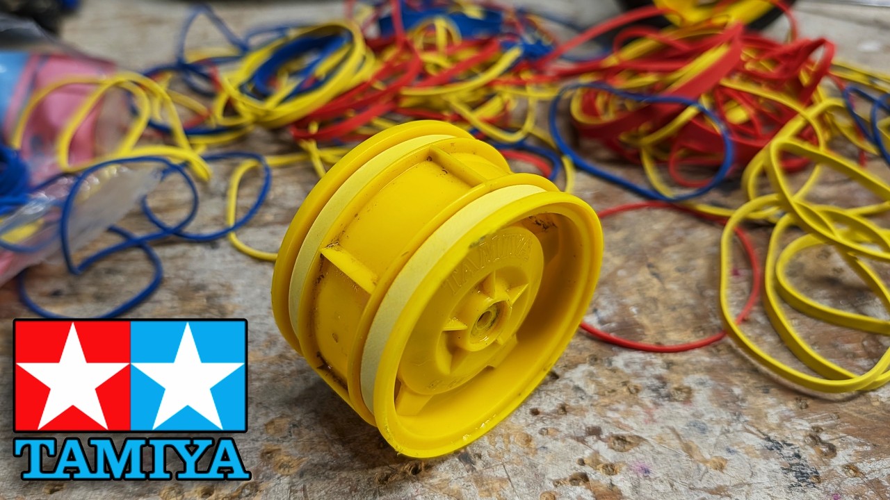 Rc Rupsband Rubberbands to Prevent RC Tires Slipping on Wheels: Tamiya Tips EP:1 ...