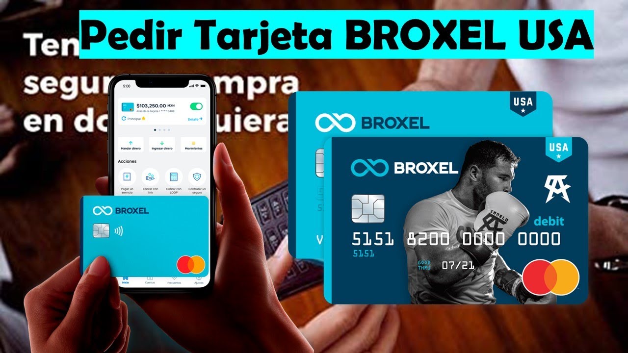 BROXEL #USA Pide Tu #Tarjeta En #Dólares Desde #México A Través de #AMAZON  #USA #Comisiones #CANELO - YouTube