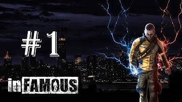 Infamous - Intro Terrorist Attack - Part 1 - No Commentary Walkthrough Mission PS3