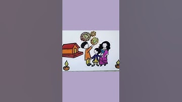 @Artistica |   Diwali Drawing | #Shorts
