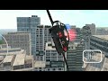 Супер новая летающая полицейская машина парит над красивым городом мультик для детей новая серия