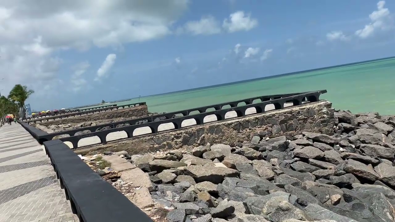 MOSTRANDO A ORLA DE OLINDA - PE