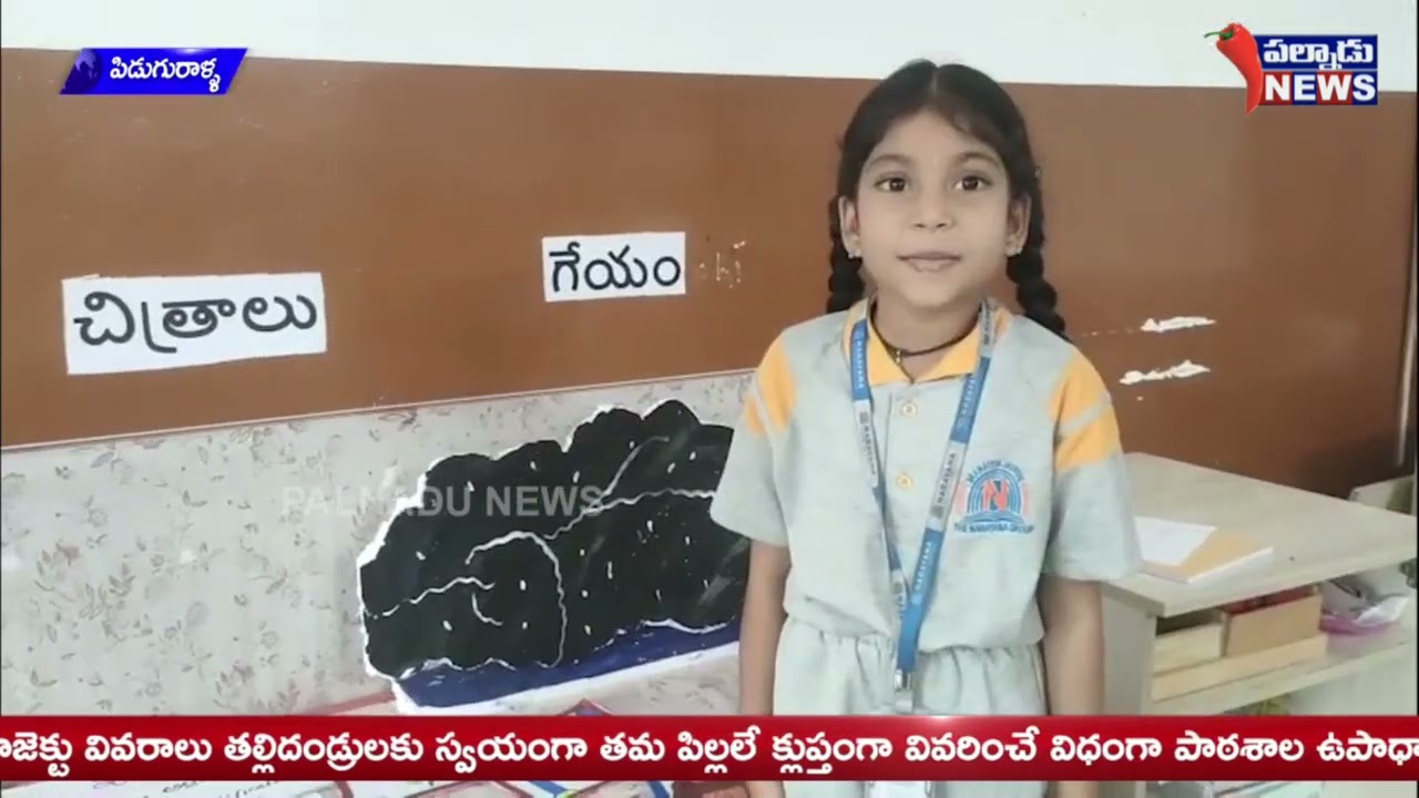 పిడుగురాళ్ళ పట్టణంలోని నారాయణ ఈటెక్నో పాఠశాల నందు వైజ్ఞానిక ప్రదర్శన