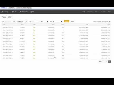 How can i see my trade history on binance getting verified on kucoin