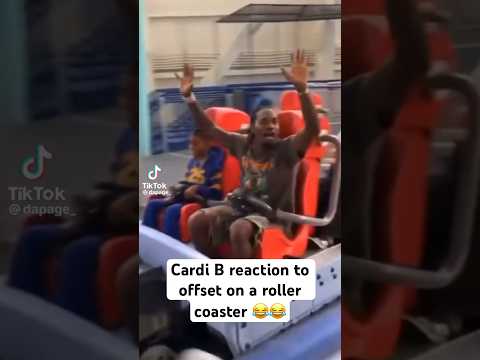 #rapper #rap #music #rapstar #funny #offset #cardib Offset goes on roller coaster, Cardi B after…😂