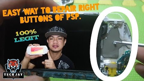 How to repair right buttons of PSP easy way 100% legit!