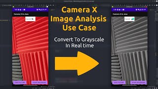 Camera X Image Analysis Convert Realtime Preview To Grayscale In Java