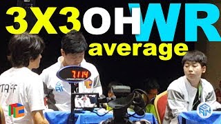 WR [10.31] Rubik's Cube 3x3 One Handed World Record Average - World Championship 2017