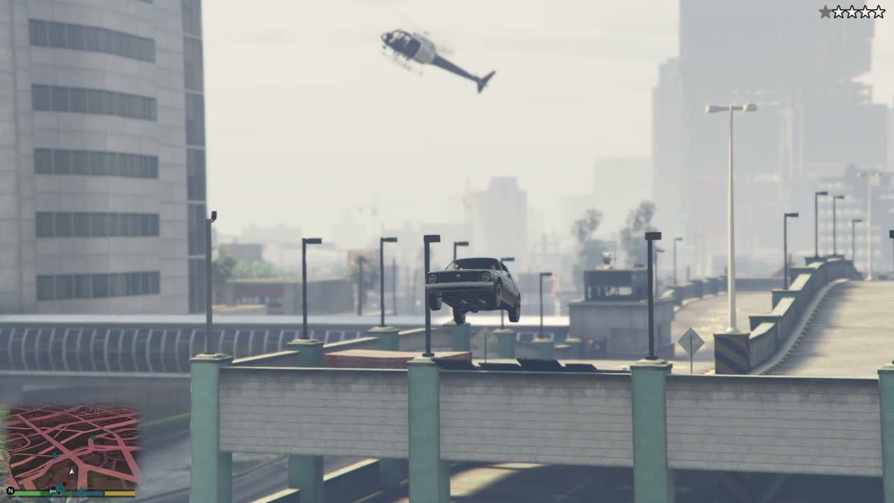 GTA 5 PS4 - Madrazo Cartel Shootout + Cop Battle/ Five Star Escape