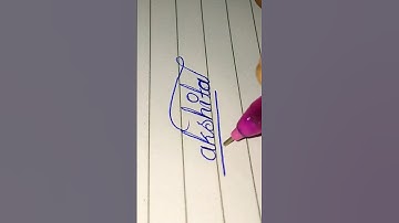 Akshita name calligraphy 💖 #handwriting #writing #english #short