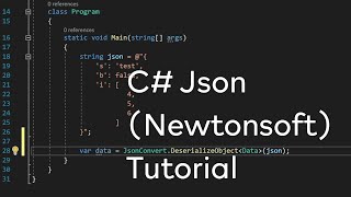 C# - Json (Newtonsoft) Tutorial screenshot 2